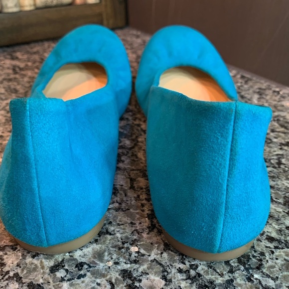 J. Crew Cece Turquoise Ballet Flats Size 7 - Picture 4 of 11